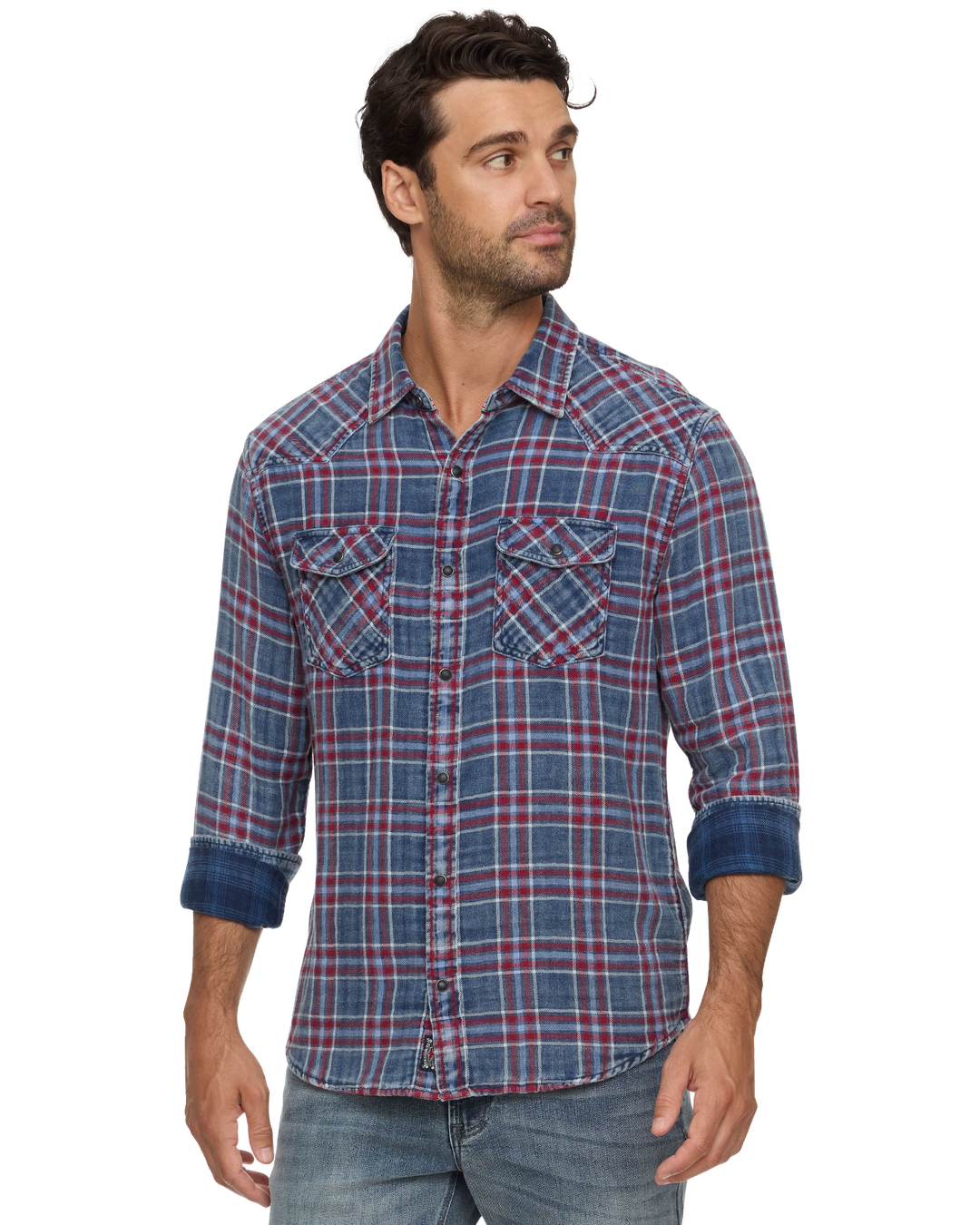 DESERT SON MARBURY DOUBLE LAYER WESTERN SHIRT