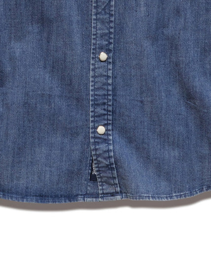 CROSSVILLE CHAMBRAY STRETCH WESTERN SHIRT
