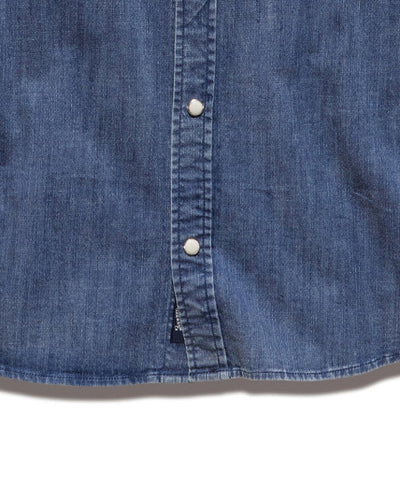 CROSSVILLE CHAMBRAY STRETCH WESTERN SHIRT