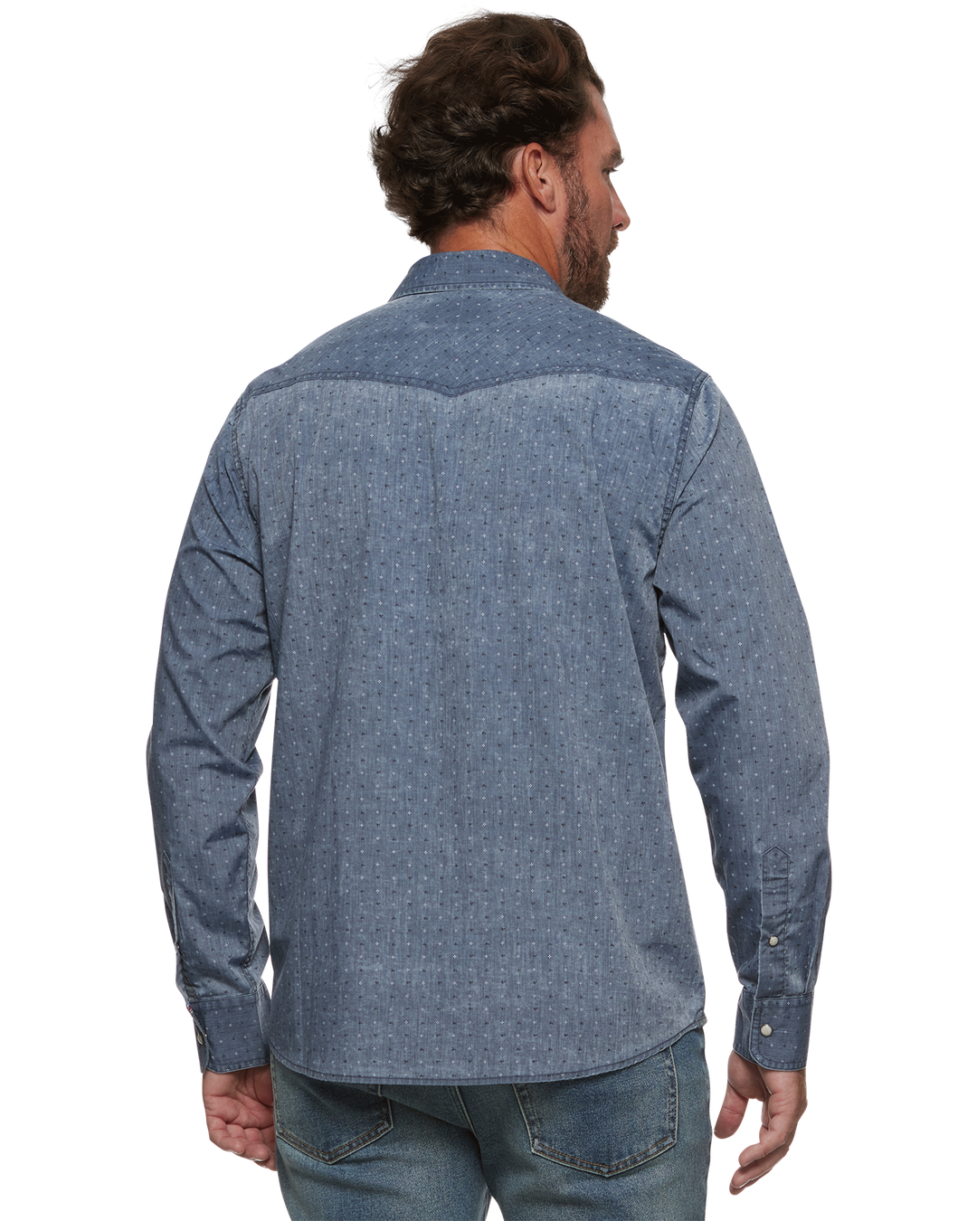 MENA DOT PRINT VINTAGE SOFT WESTERN SHIRT