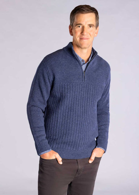 <p><strong>1/4 ZIPS & SWEATERS</strong></p>