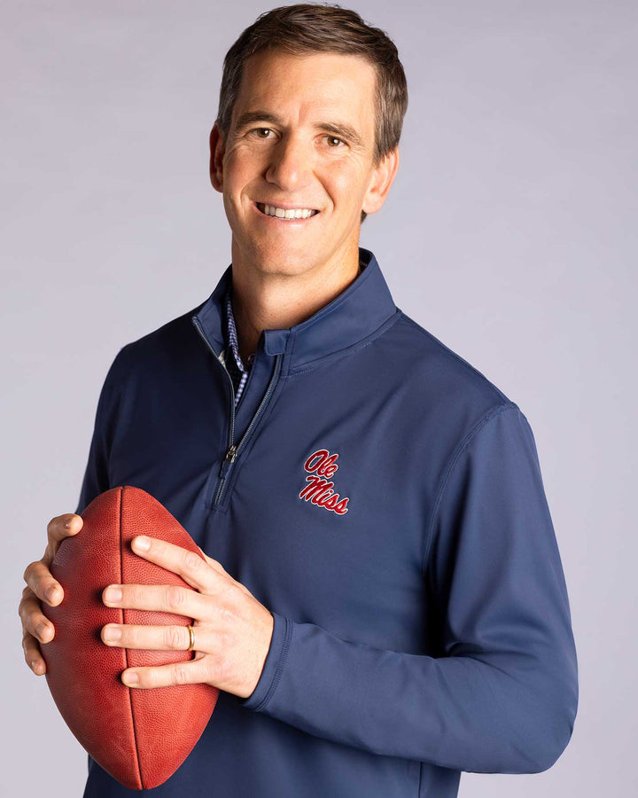 OLE MISS MADEFLEX JOURNEY STRETCH 1/4-ZIP