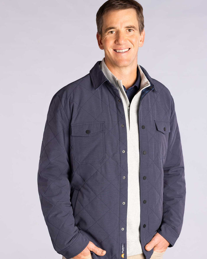 CHAPIN FLANNEL-LINED QUILTED JACKET