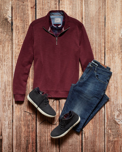 LAVELLE STRETCH 1/4-ZIP PULLOVER