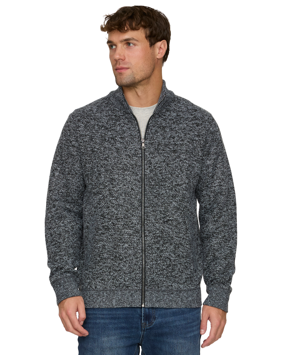 RHINELAND FULL-ZIP SWEATER