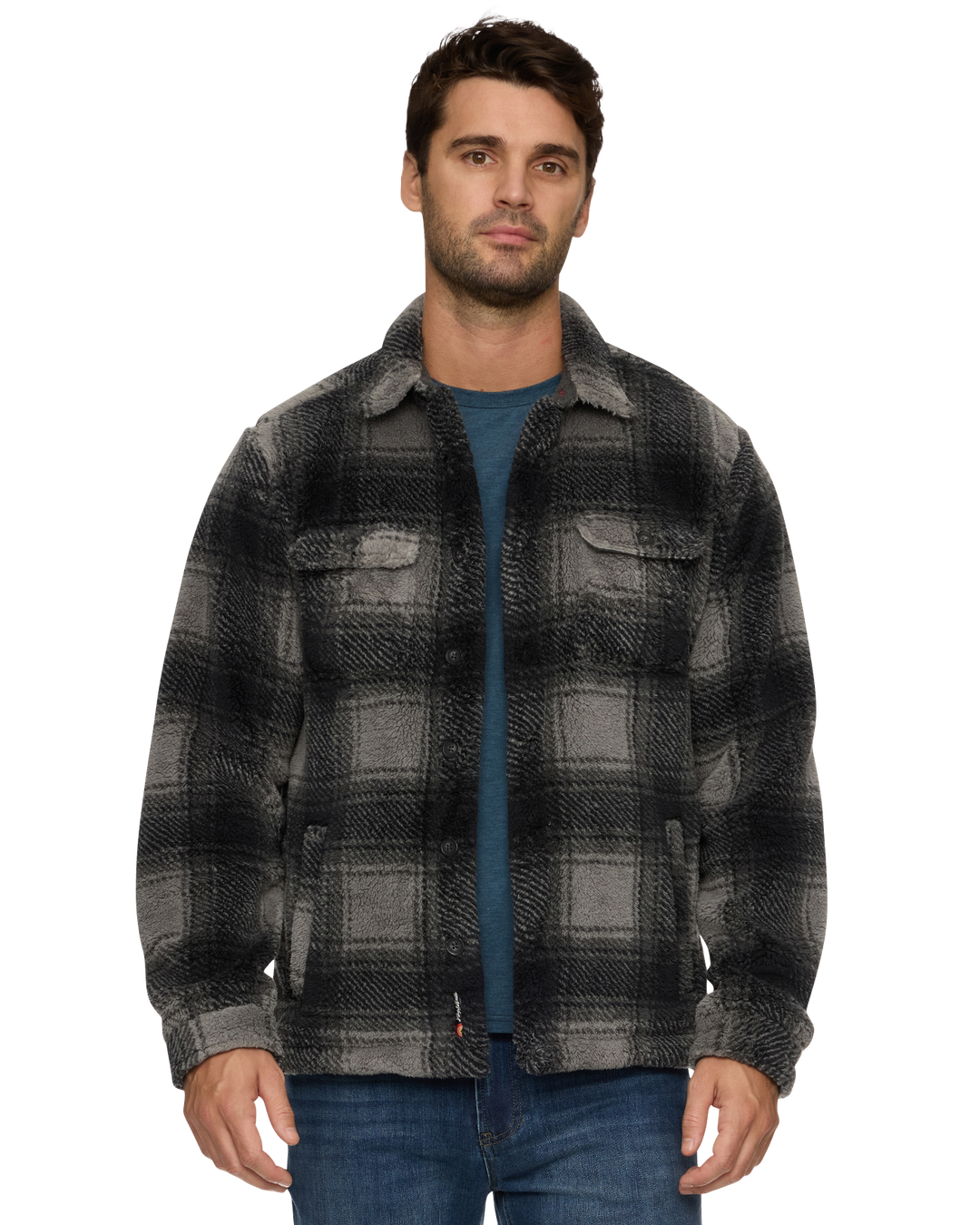 ‍ATOKA SHAGGY SHERPA SHIRT JACKET (FREE GIFT)
