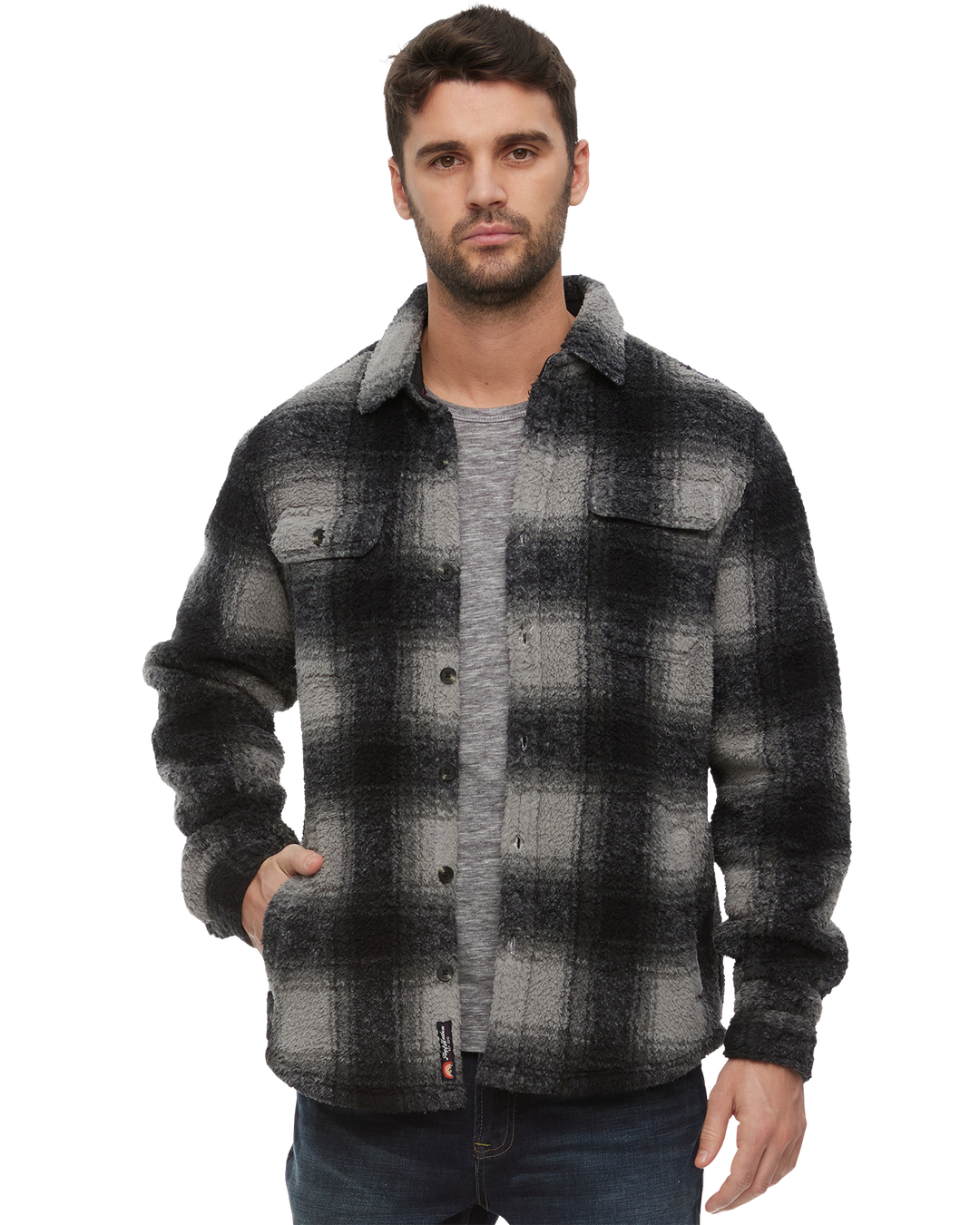ATOKA SHAGGY SHERPA SHIRT JACKET