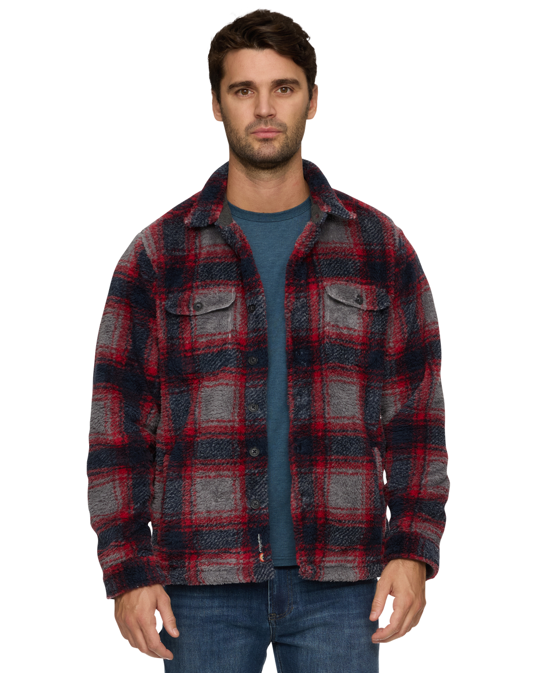‍ATOKA SHAGGY SHERPA SHIRT JACKET (FREE GIFT)