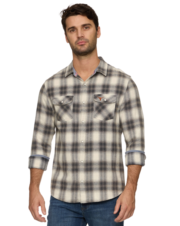 TEXAS ALMA VINTAGE WASHED FLANNEL SHIRT