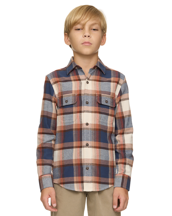 BOYS PETERS FLANNEL SHIRT