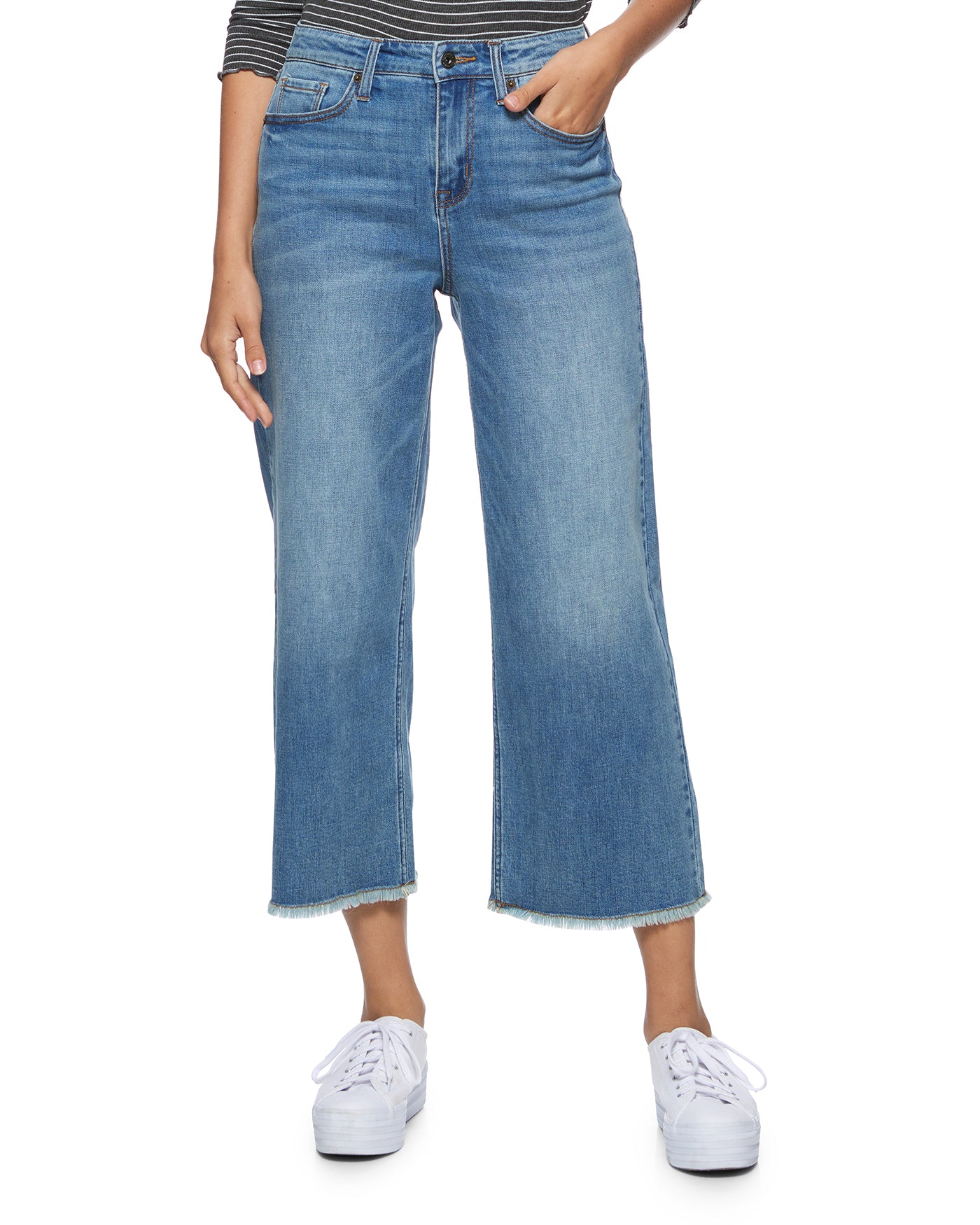 SUMMERFIELD HIGH RISE WIDE-LEG JEAN