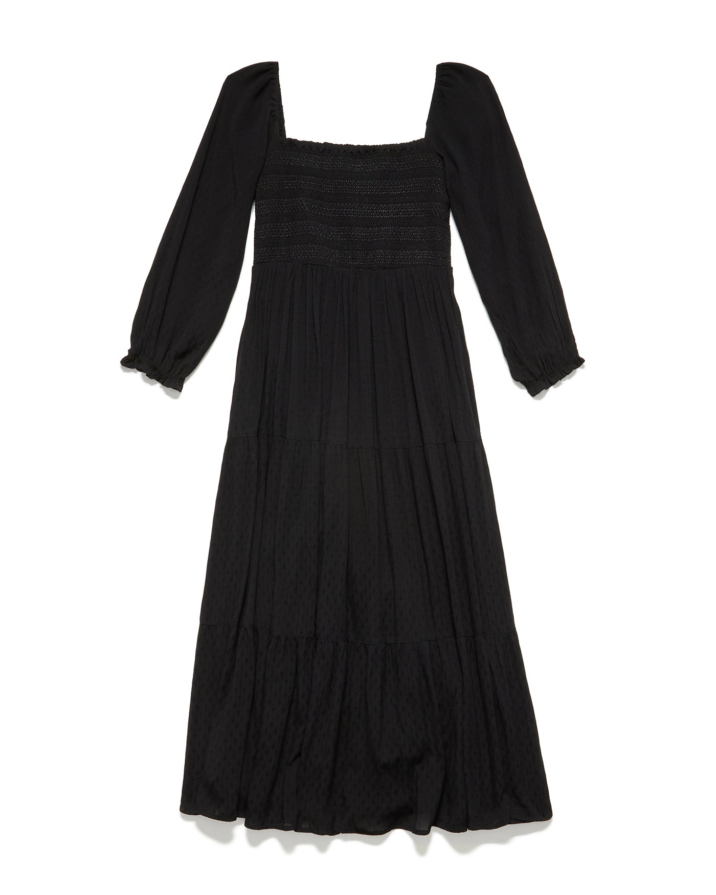 NORA SMOCKED MIDI DRESS