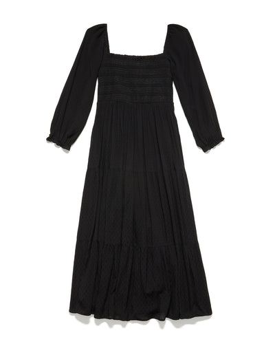 NORA SMOCKED MIDI DRESS