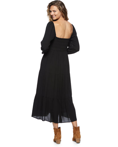 NORA SMOCKED MIDI DRESS