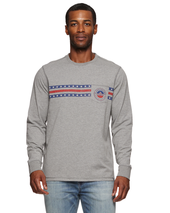 ICON LOGO POCKET CREWNECK TEE