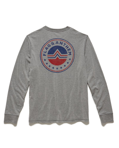 LOGO ICON STRIPED CREWNECK TEE