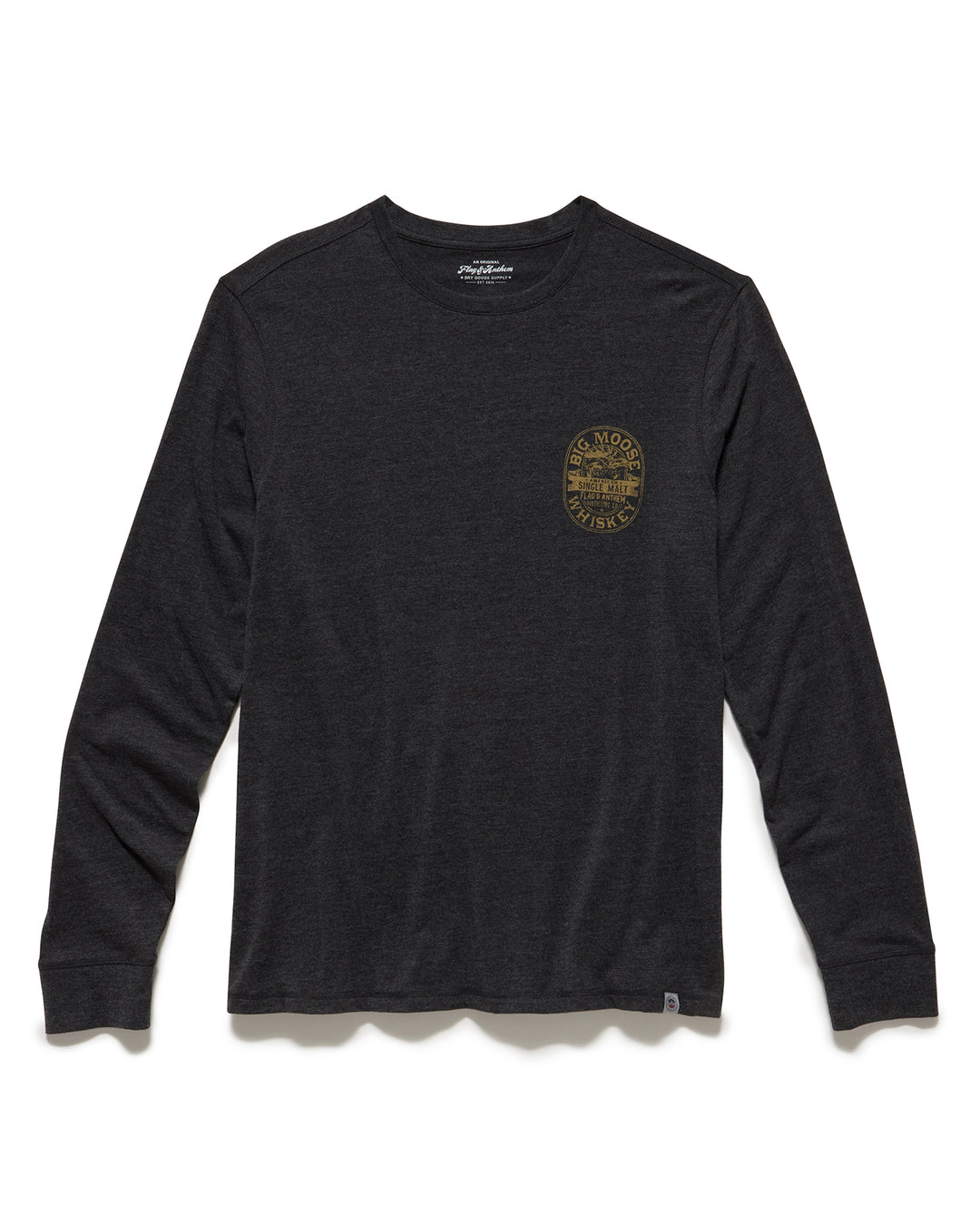 BIG MOOSE WHISKEY CREWNECK TEE