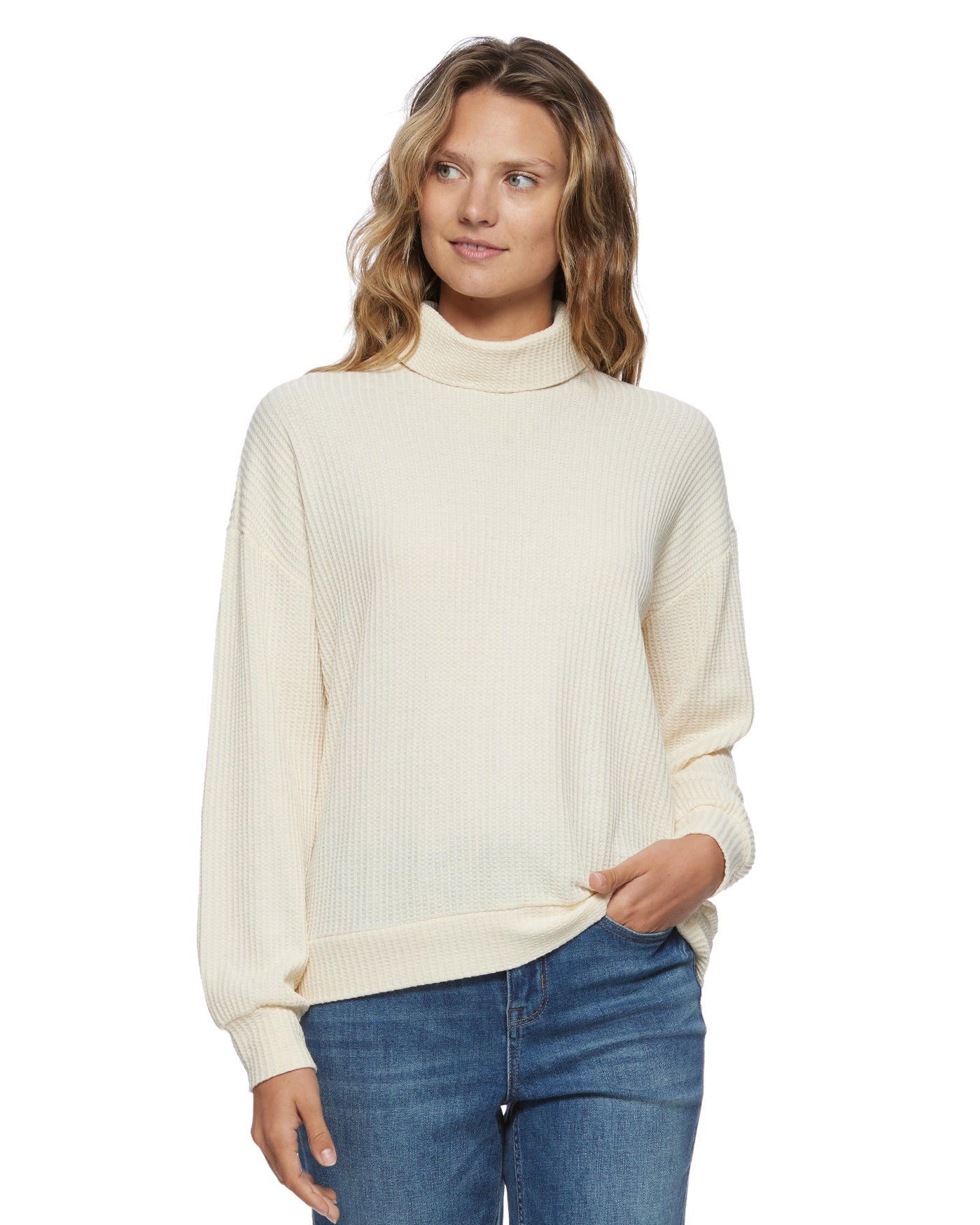ALEXIS THERMAL TURTLENECK TOP
