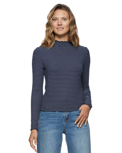 ALEENE MOCK NECK TOP