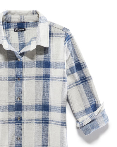 PLAID HERO KNIT FLANNEL SHIRT