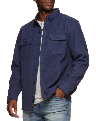 IRWIN STRETCH FLANNEL SHIRT JACKET
