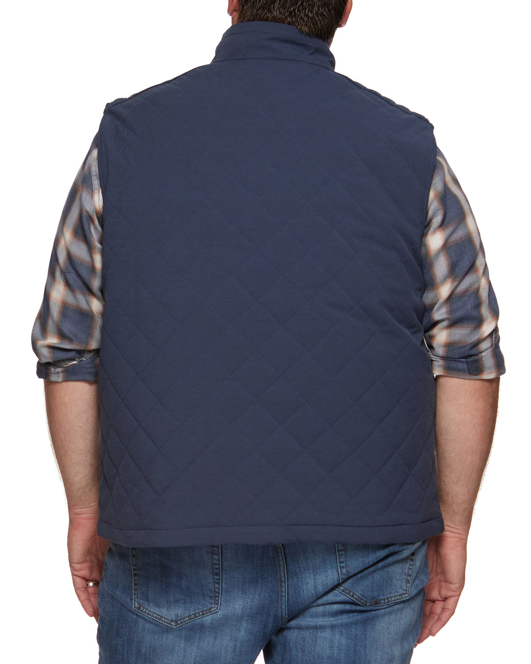 CHAPIN FLANNEL-LINED QUILTED VEST BIG & TALL