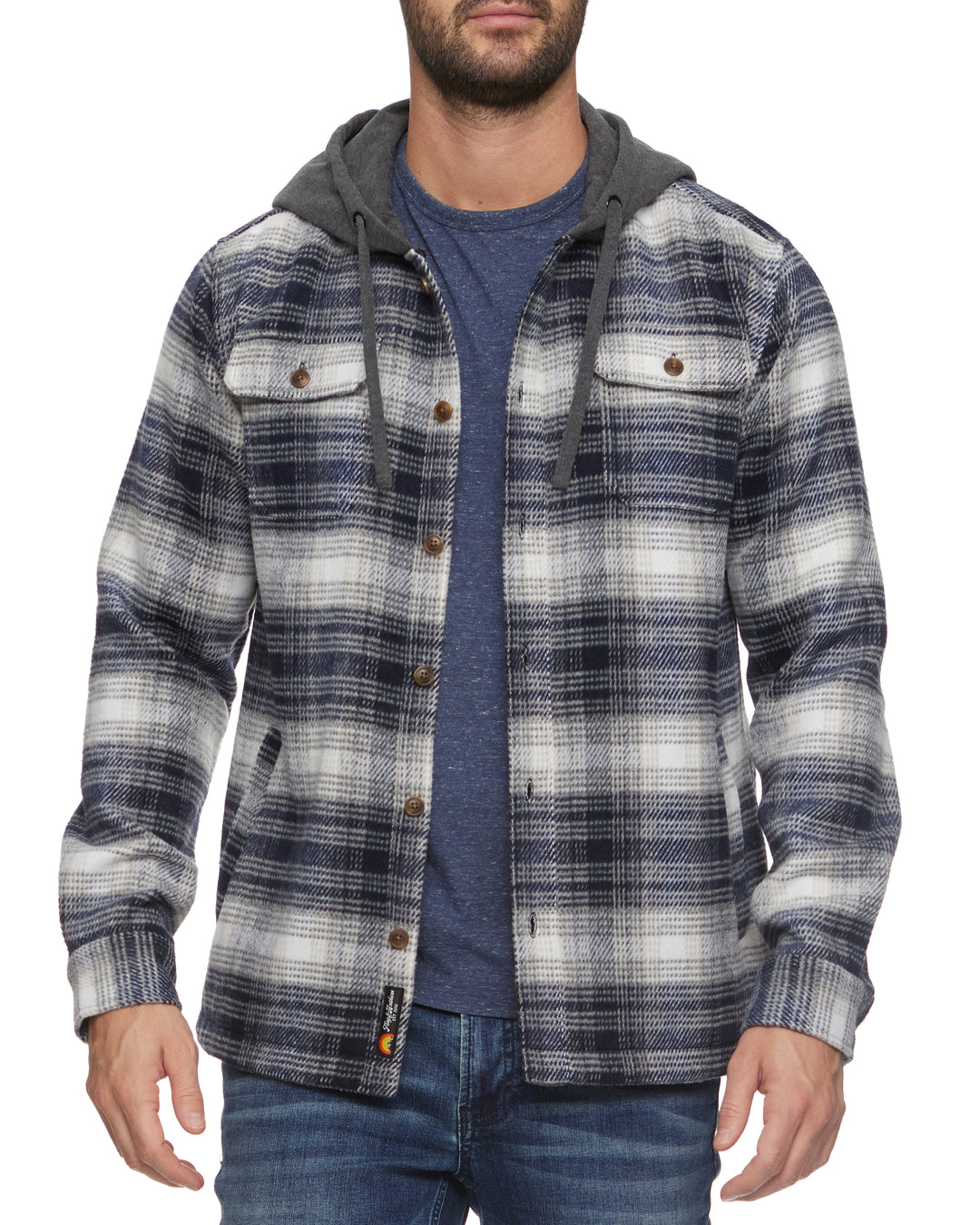 SACRAMENTO HOODED SHIRT JACKET