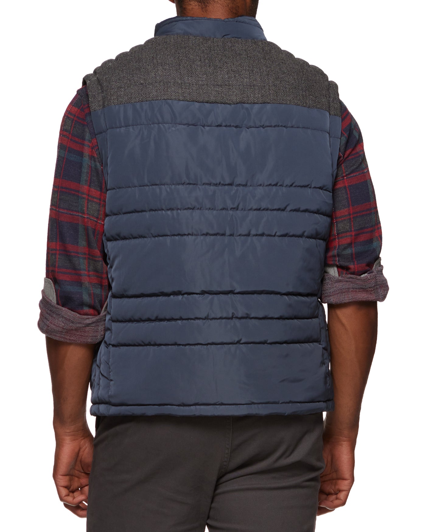 DORMONT MIXED MEDIA SHERPA-LINED PUFFER VEST