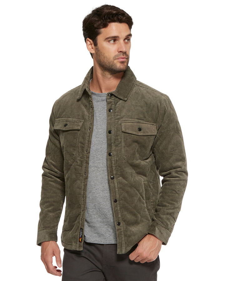 WILBUR FLANNEL LINED QUILTED CORDUROY JACKET Flag Anthem