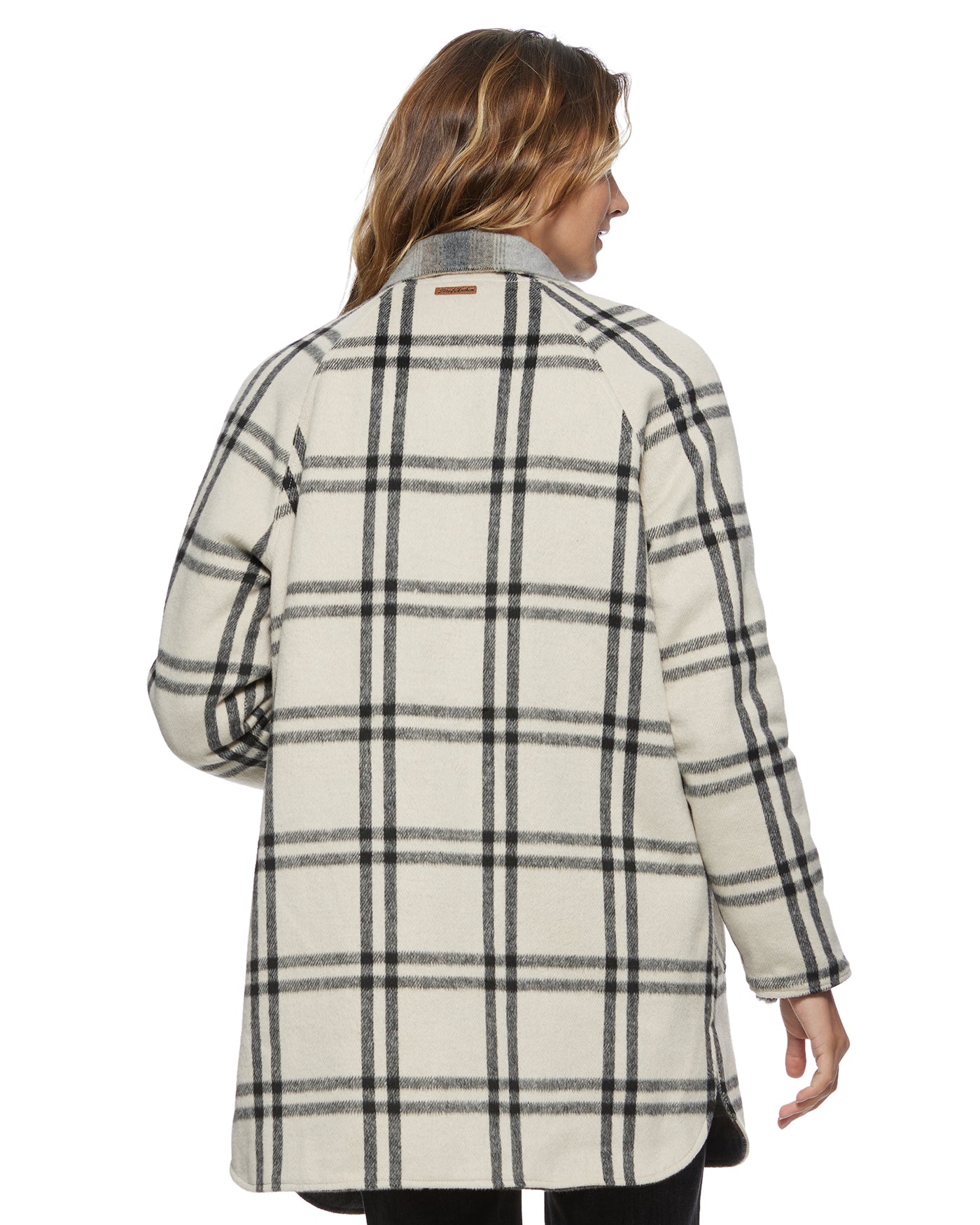 ANETA REVERSIBLE FLANNEL SHIRT JACKET
