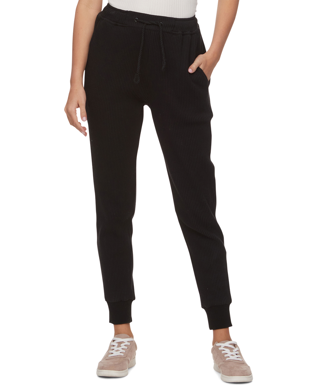 Drawstring joggers womens sales