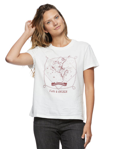 COWGIRL CROPPED GRAPHIC TEE