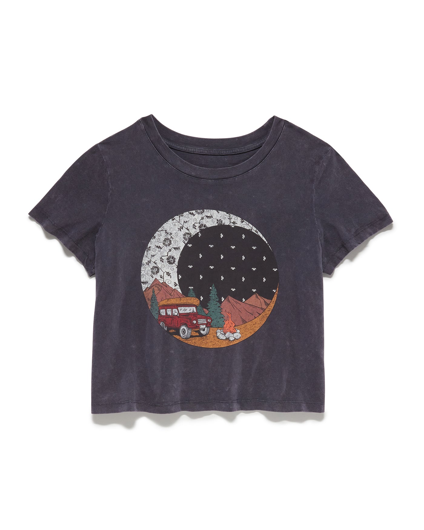 SOUTHWEST MOON CROPPED GRAPHIC TEE