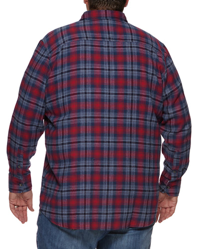PENTON STRETCH FLANNEL SHIRT BIG & TALL