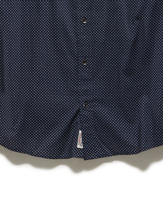 WOODWORTH DOT PRINT POPLIN SHIRT