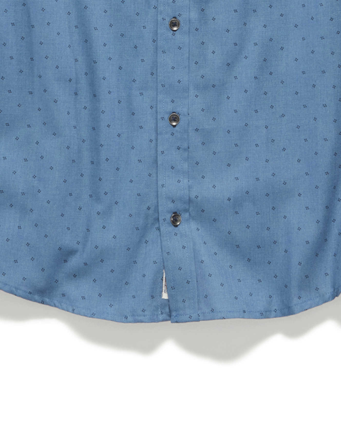 PIKEVILLE DOT PRINT CHAMBRAY SHIRT