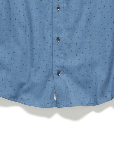 PIKEVILLE DOT PRINT CHAMBRAY SHIRT