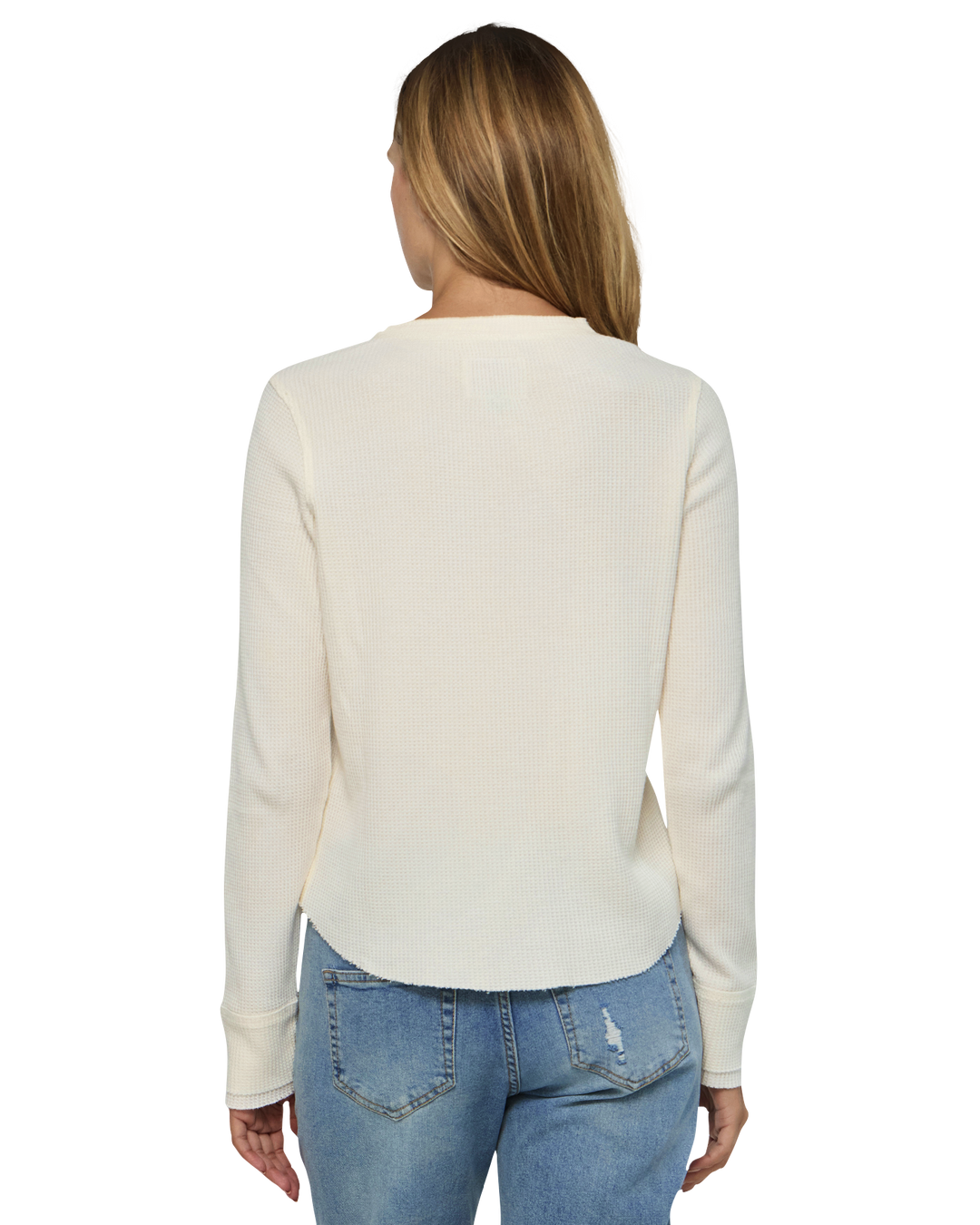 TEXAS REARDAN WAFFLE KNIT HENLEY