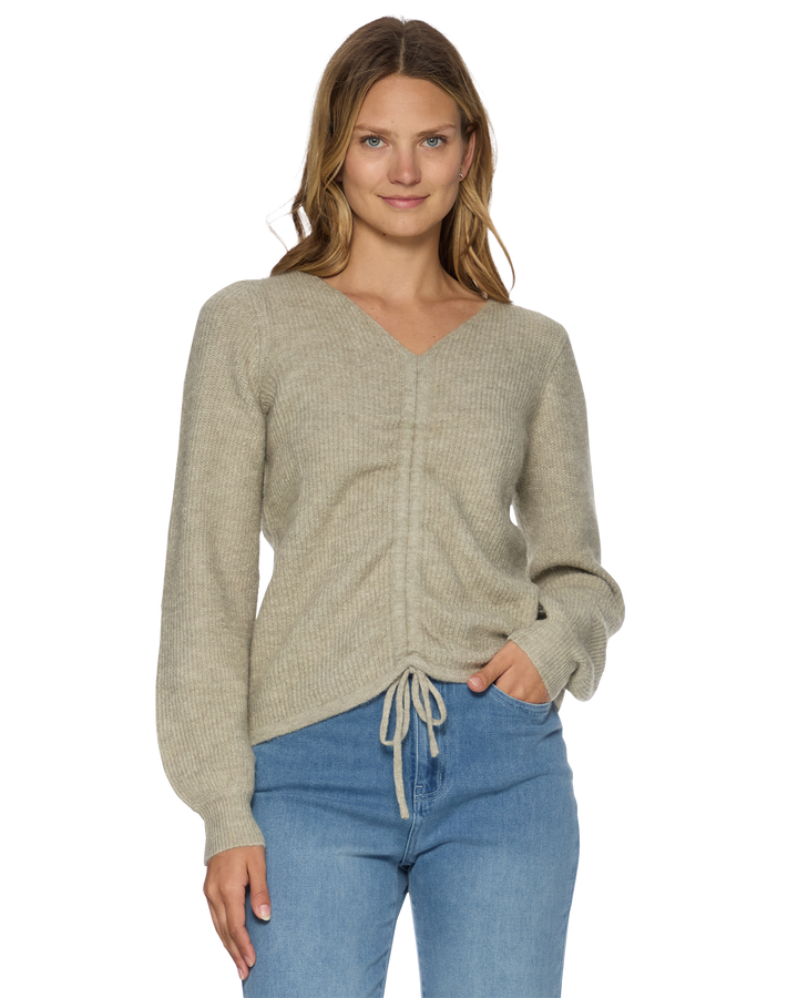 SHREVEPORT RUCHED SWEATER
