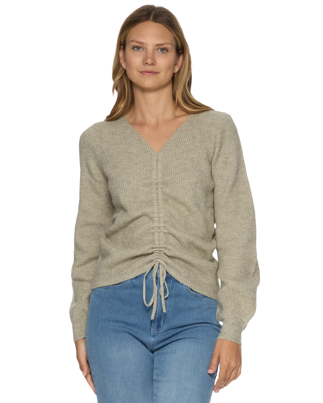 SHREVEPORT RUCHED SWEATER