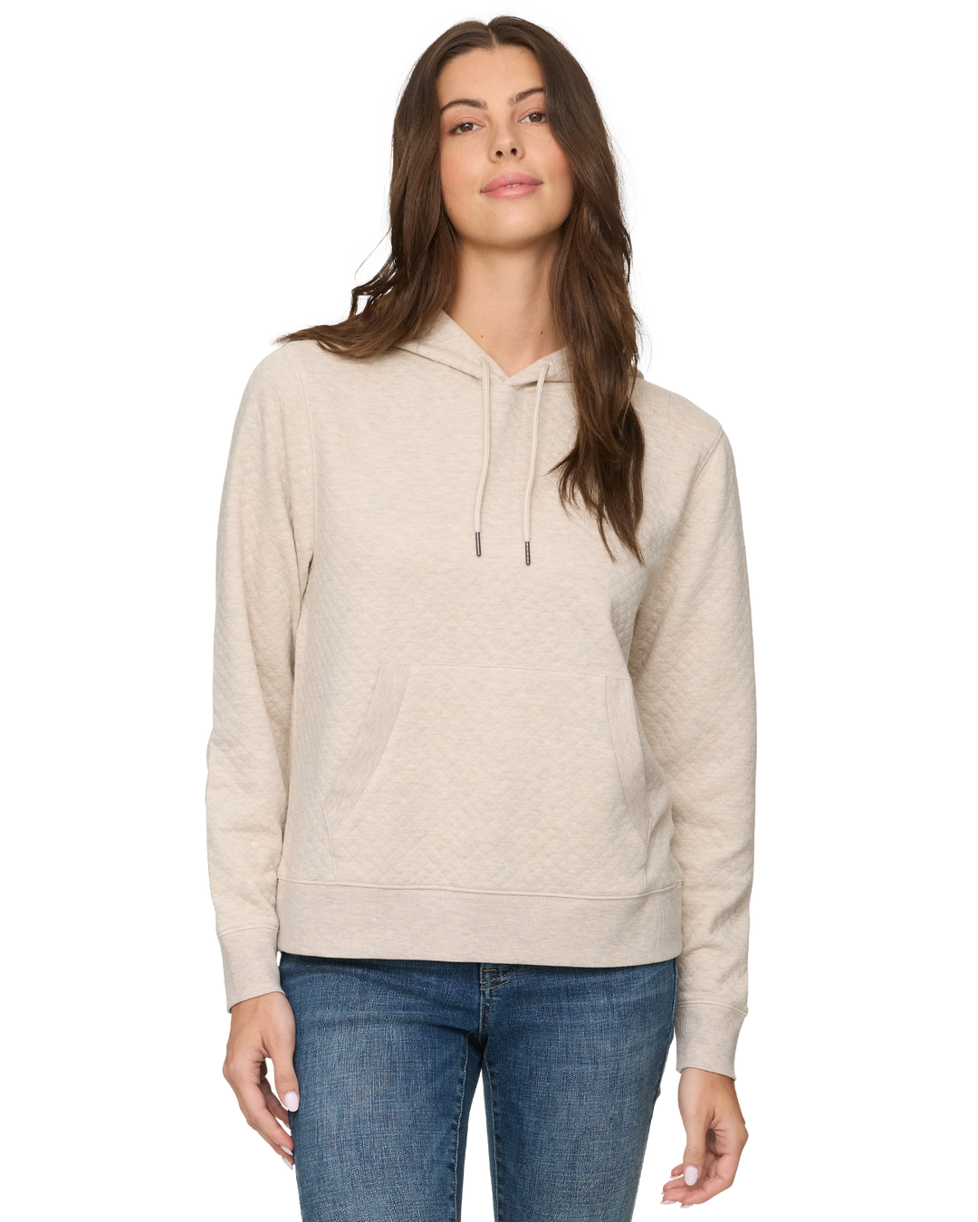WOMEN'S BRADNER SUPER-SOFT QUILTED HOODIE