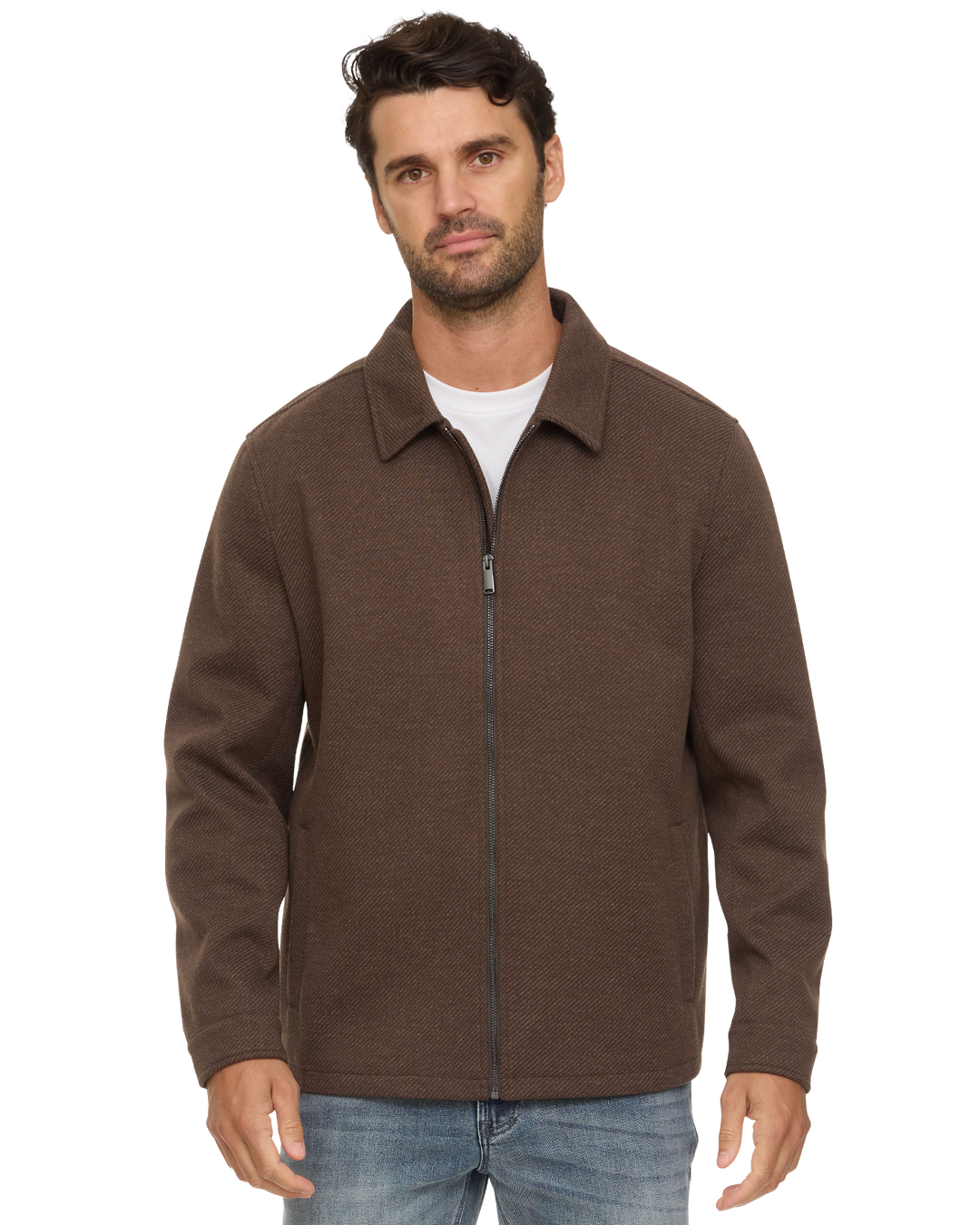 GILBERT BRUSHED TWILL JACKET