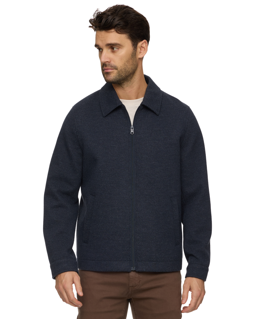 GILBERT BRUSHED TWILL JACKET