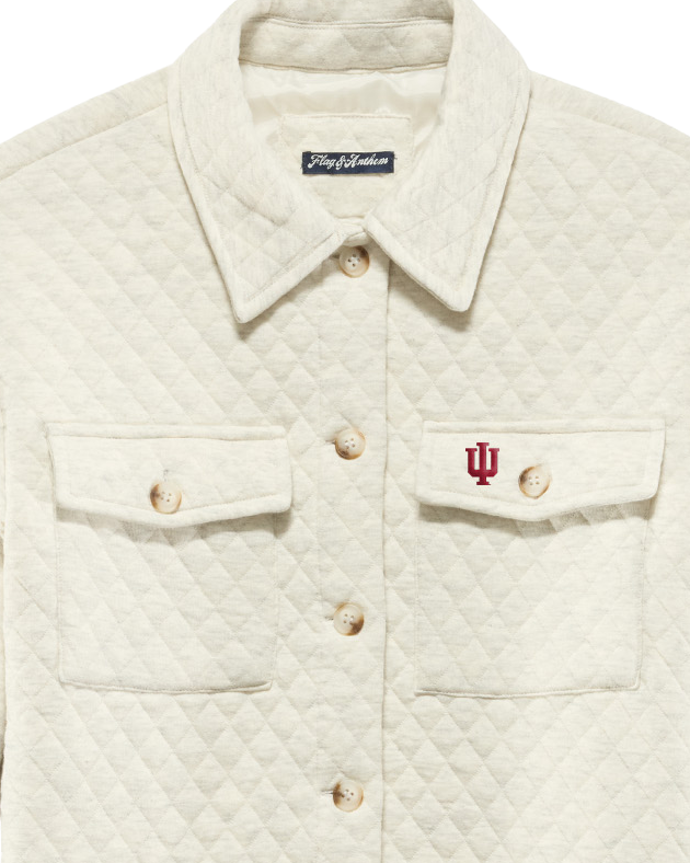 INDIANA ELIZABETH QUILTED KNIT SHACKET