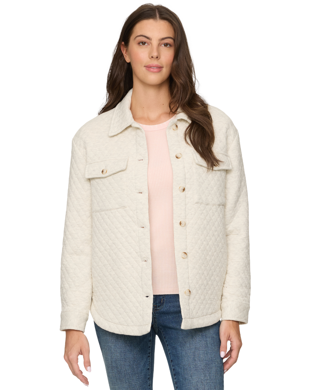 ELIZABETH QUILTED KNIT SHACKET