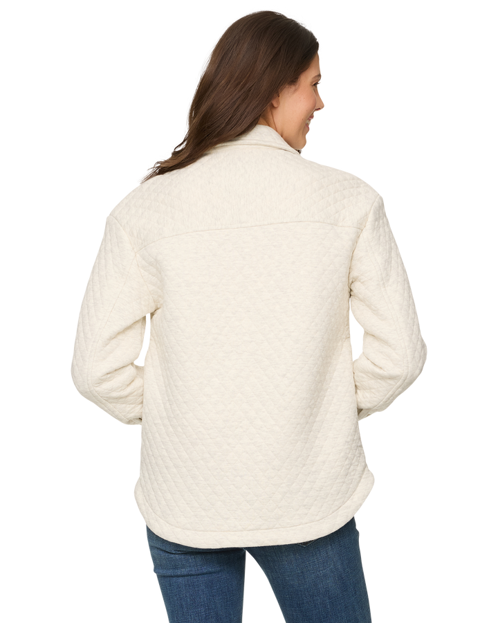ELIZABETH QUILTED KNIT SHACKET