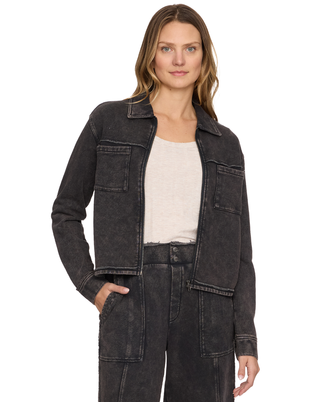 CHARLOTTE FRENCH TERRY JACKET