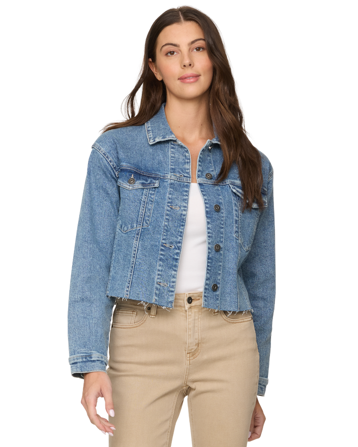 SIDNEY CROPPED DENIM JACKET