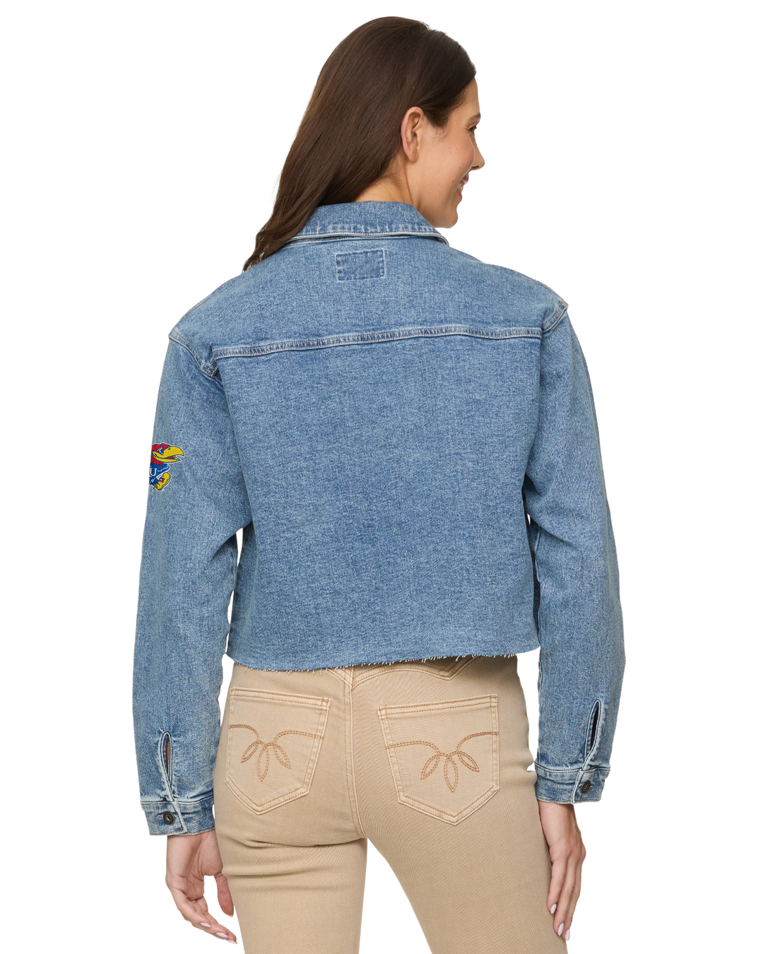 KANSAS SIDNEY CROPPED DENIM JACKET