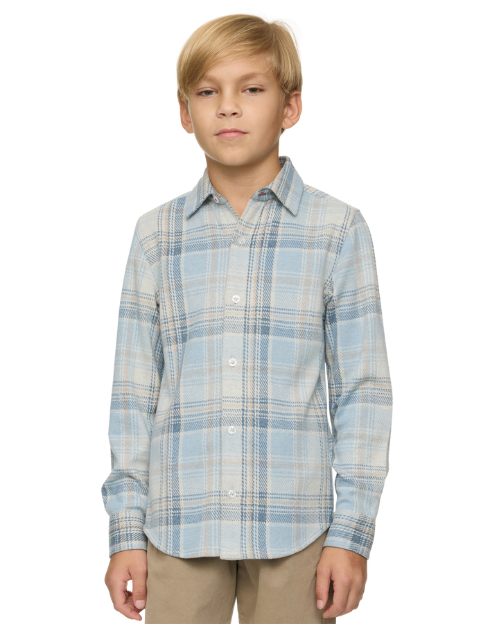 BOYS HERO STRETCH FLANNEL SHIRT
